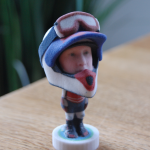 3d motorcross figurine by the bobbleshop